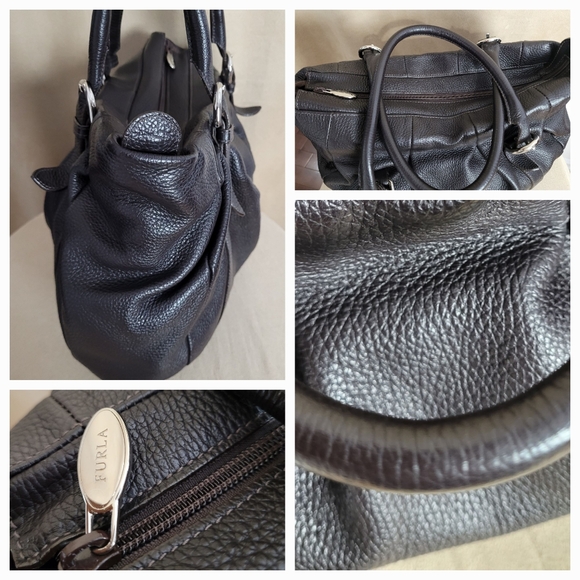 Furla Brown Leather Handbag - Picture 2 of 8